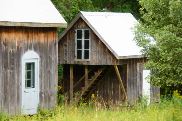 istock Old barn on a farm in the countryside 1417072710