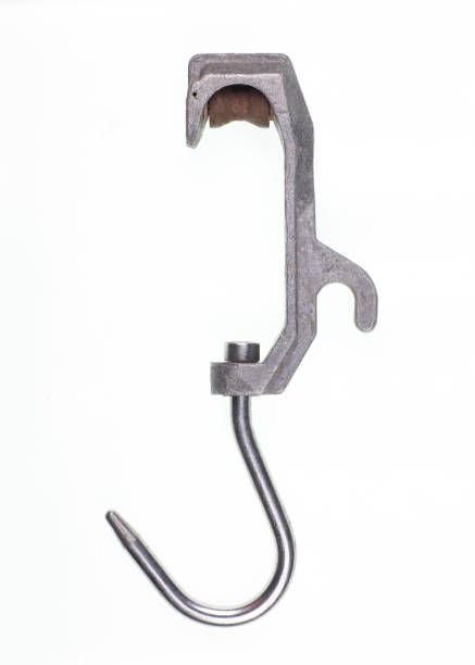 istock industrial shiny steel hook isolated on white background 1417074104
