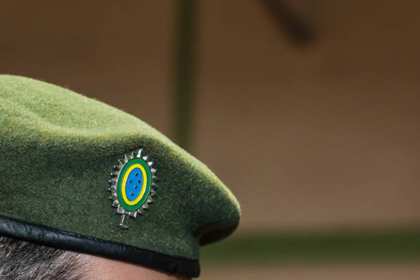 beret wojskowy armii brazylijskiej - 5549 zdjęcia i obrazy z banku zdjęć