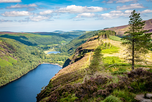 Glendalough Upper Lake in the Wicklow Mountains