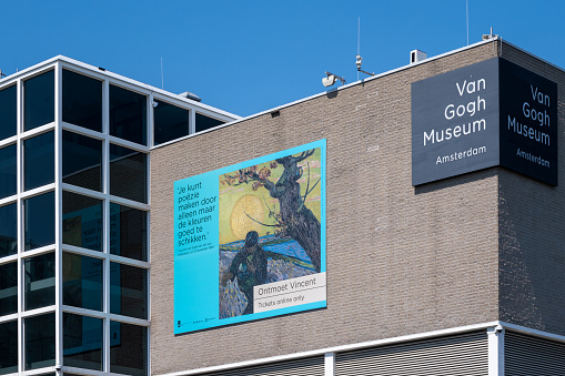 Amsterdam, The Netherlands - 23 June 2022: Van Gogh Museum in the Museum Square