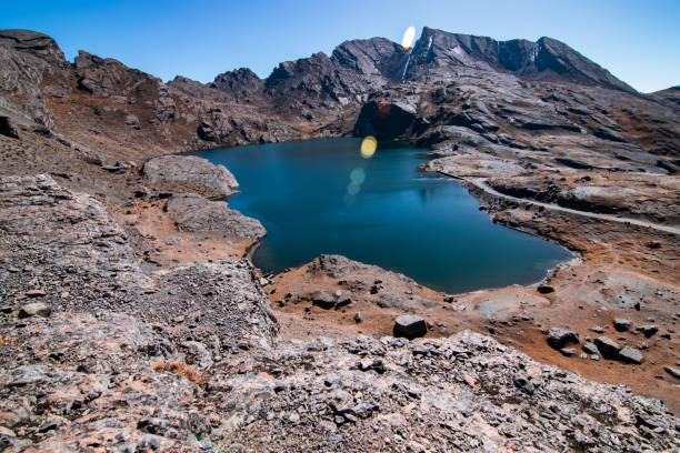 istock Lake in Andes mountains in Cochabamba Bolivia 1417095465