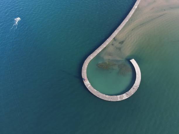 istock Chicago North Avenue Beach Pier 1417098009