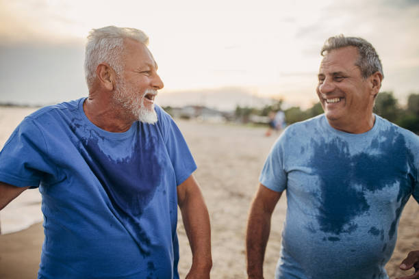 istock Senior men sweaty after exercising 1417102853