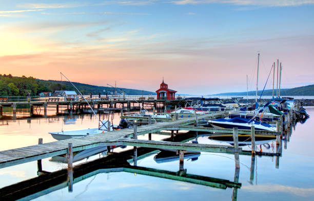Seneca Lake in Watkins Glen, New York