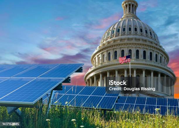 Renewable Energy Climate Change Policy Stock Photo - Download Image Now - Climate, Government, Strategy