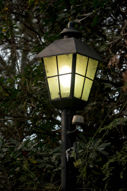istock Electric lantern to illuminate the garden 1417180232