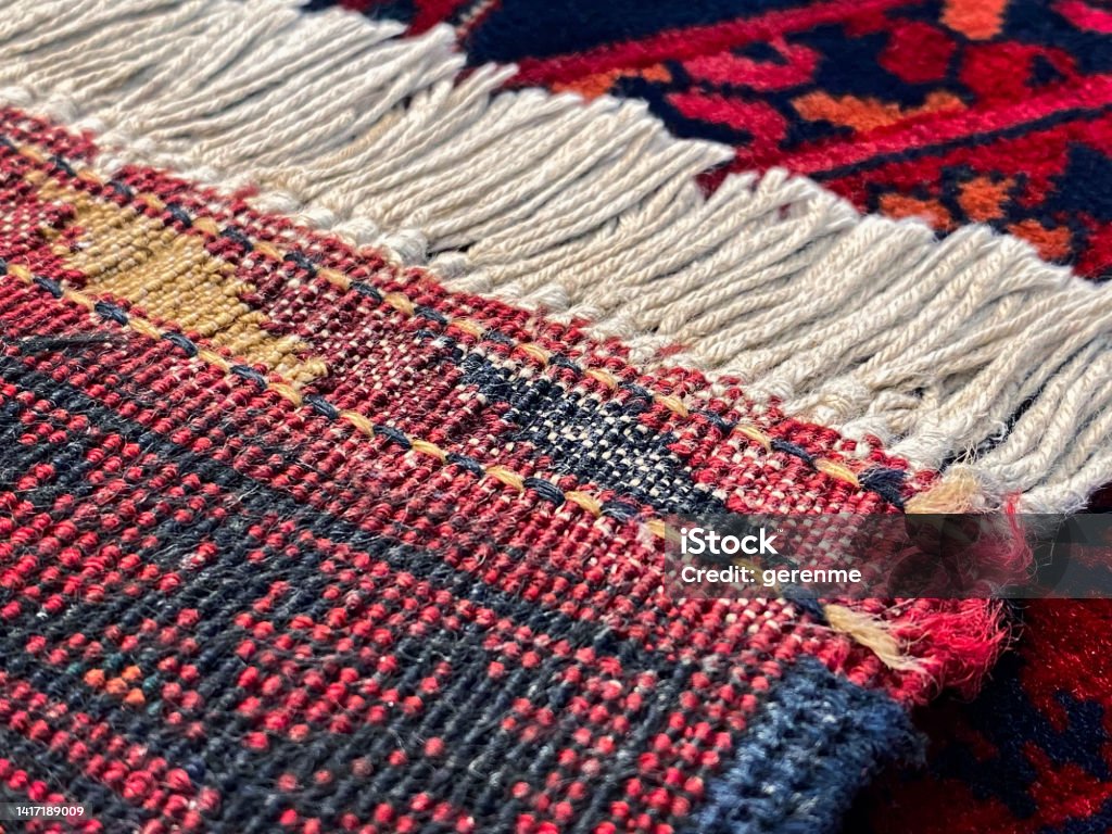Oriental carpet texture Rug Stock Photo