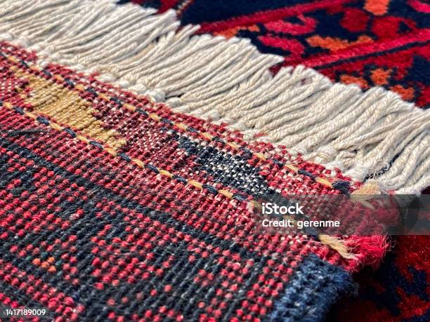 Oriental Carpet Texture Stock Photo - Download Image Now - Rug, Antique, Art And Craft