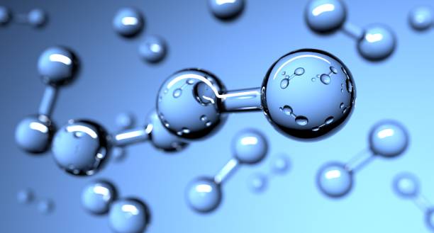 h2 hydrogen molecule fuel cell element - liquid petroleum gas imagens e fotografias de stock