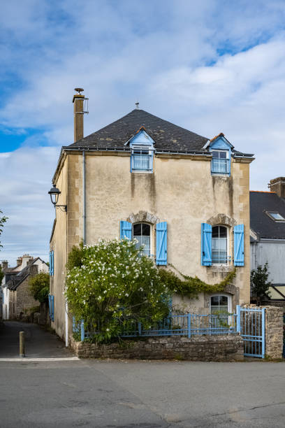 istock Arz island in Brittany, typical house 1417196408