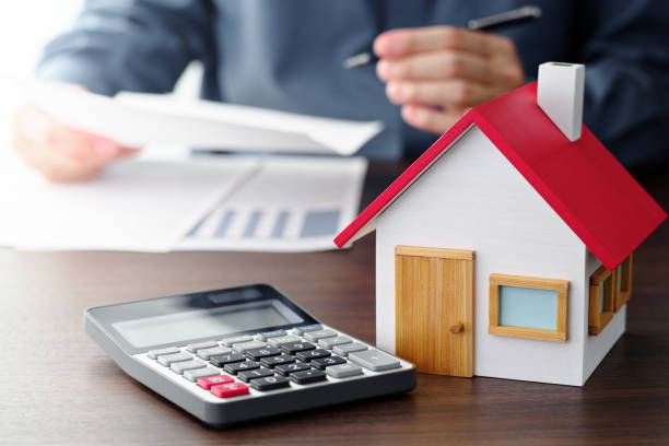 istock Person looking through estate contract. 1417215520