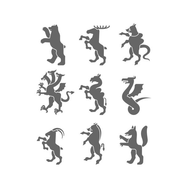 Fox Rampant Heraldry Fox Clipart Images