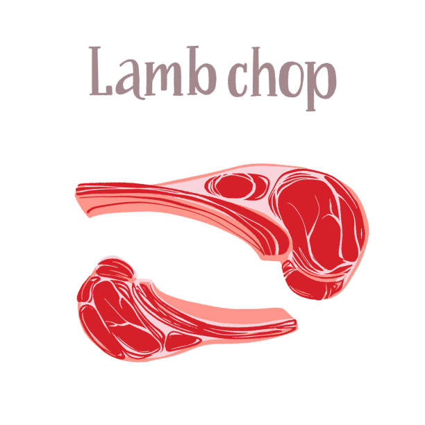 Cartoon Of A Lamb Chop Illustrations, Royalty-Free Vector Graphics & Clip  Art - iStock