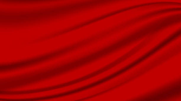 ilustrações, clipart, desenhos animados e ícones de textura de tecido vermelho. ilustração em vetor. - satin red silk backgrounds