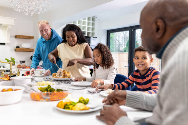istock Multi Generational Family Having Lunch 1417268110