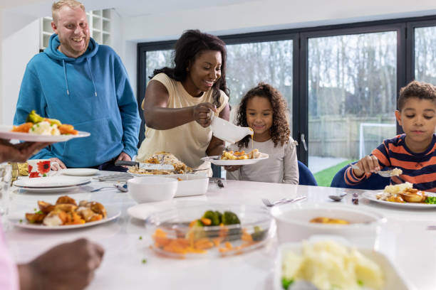 istock Family Meal Together 1417268132