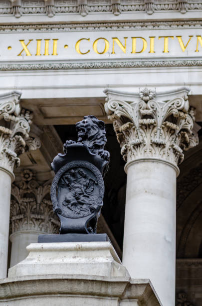istock London, England: facade of Royal Exchange 1417269921