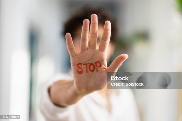 Stop Stock Photo - Download Image Now - Bullying, Rebellion, Prejudice