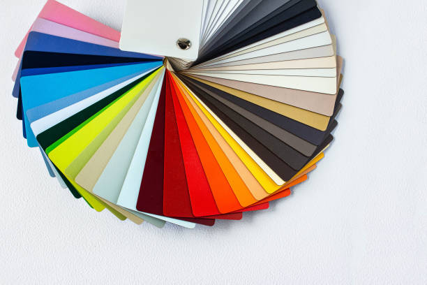 istock Color guide displaying a range of hues for use in interior design and decoration 1417271758