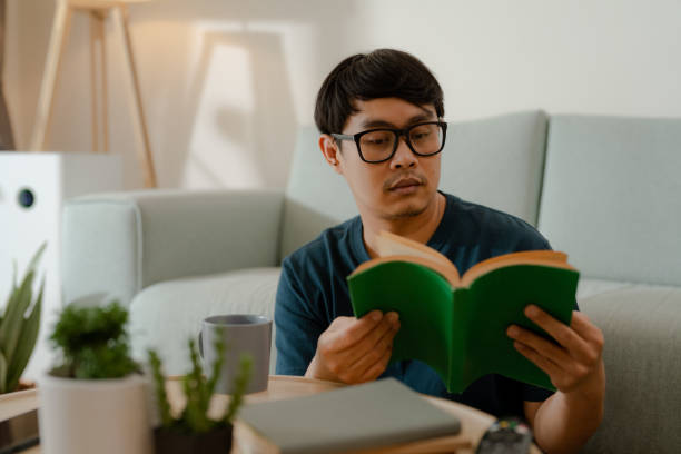 istock Asian adults love to read because it helps them fall asleep more easily. 1417282966