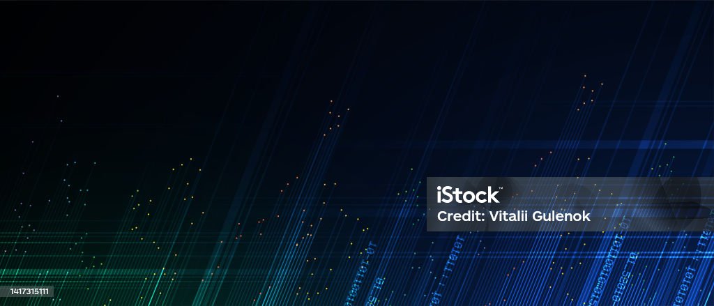 Abstract Tech Background Futuristic Technology Interface Stock ...