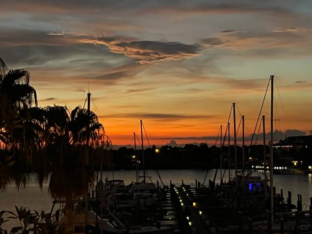 istock Grand Lagoon, Eden Isles sunset 1417315133