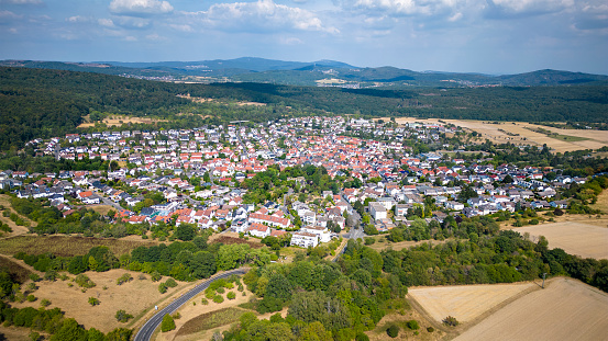 Wiesbaden-Naurod, Germany - aerial view