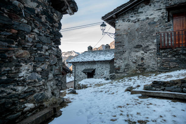istock An ancient village during the winter 1417324303