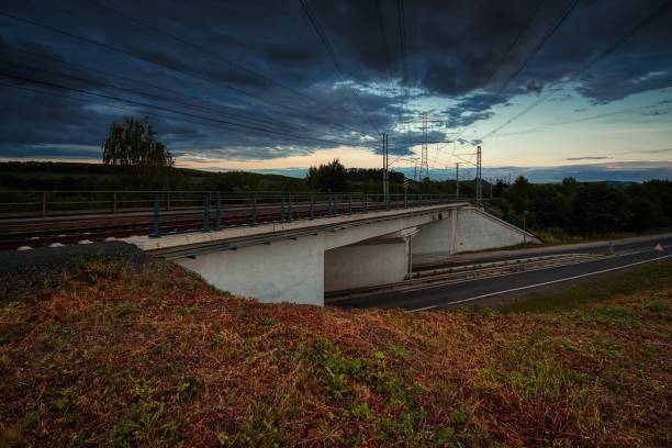 istock Kadan, Czechia - July 09, 2022: old railway viaduct 1417328231