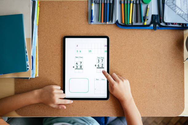Close Up Photo Of Boy Hands Using Digital Tablet At Home