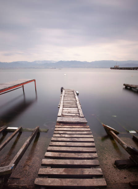 istock A collection of old piers was photographed using the long exposure technique 1417332848
