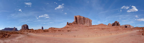 istock scenic panorama view to Monument valley 1417334954