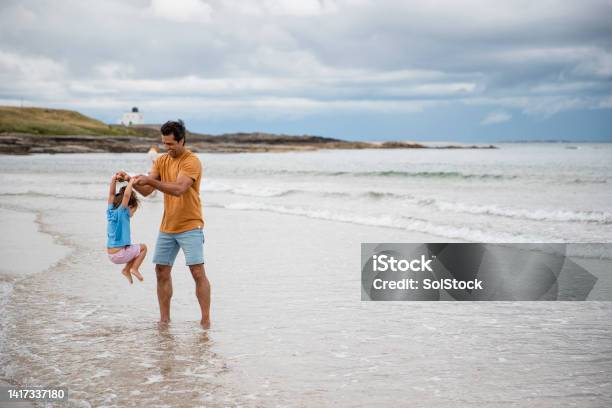 Dont Drop Me Stock Photo - Download Image Now - 2-3 Years, 45-49 Years, Active Lifestyle