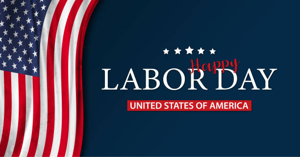 Happy Labor Day USA Background vector art illustration
