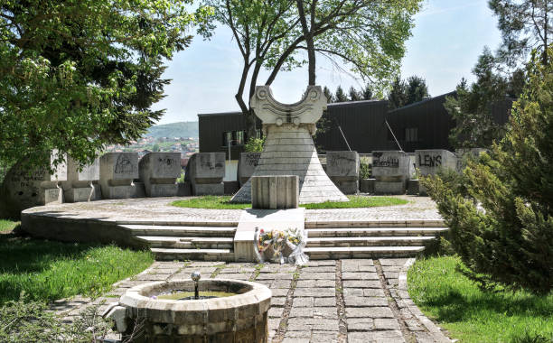 istock Partisan Cemetery in Donji Vakuf (Donji Vakuf, Bosnia and Herzegovina) 1417342369