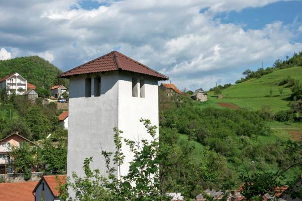 istock Sahat Kula / clock tower of Prozor (Prozor, Prozor-Rama, Bosnia and Herzegovina) 1417343537