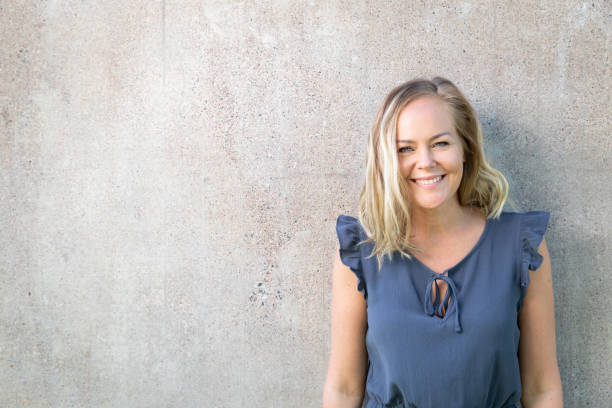 istock Woman smiling at camera 1417346464
