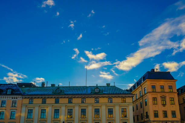 Stockholms morning ray (Sweden). Shooting Location: Sweden, Stockholm