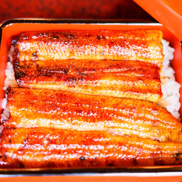 istock Japanese famous gourmet Unagi Ju 1417357380