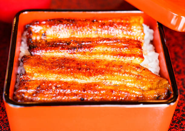 istock Japanese famous gourmet Unagi Ju 1417357381