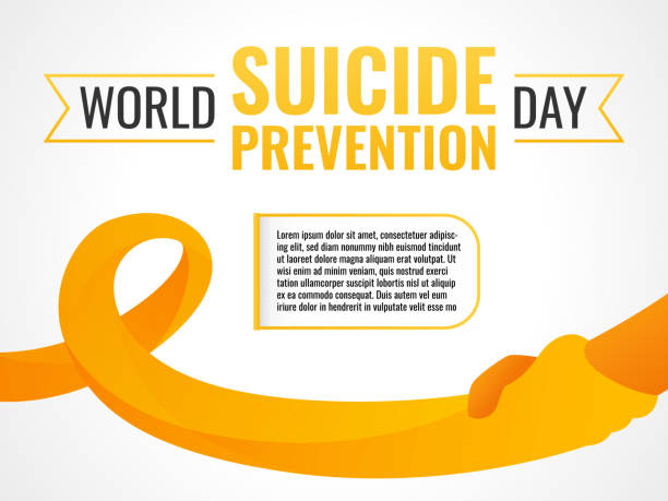 World Suicide Prevention Day Concept 5 World Suicide Prevention Day Concept suicide stock illustrations