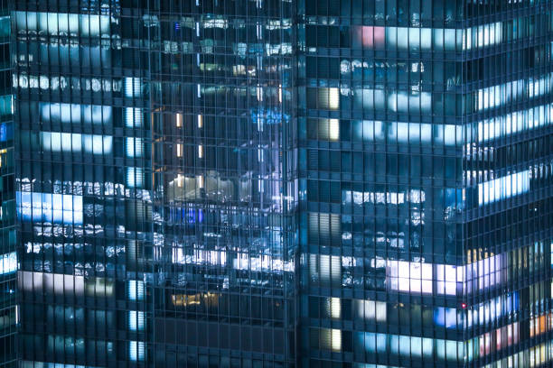 istock Abstract urban imagery of technology 1417383010