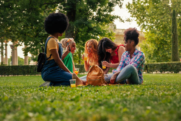 istock Girls only day in community park 1417383828