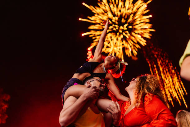istock Summer night music festival 1417391493