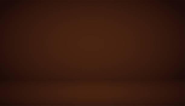 Abstract background. The studio space is empty. With a smooth and soft brown color Abstract background. The studio space is empty. With a smooth and soft brown color brown stock illustrations