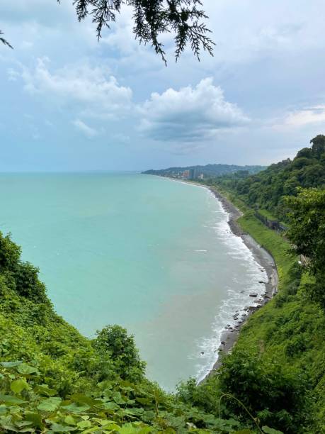 istock Beautiful sea view from above 1417392873