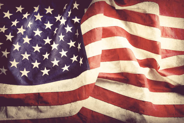 istock Grunge American flag 1417395939