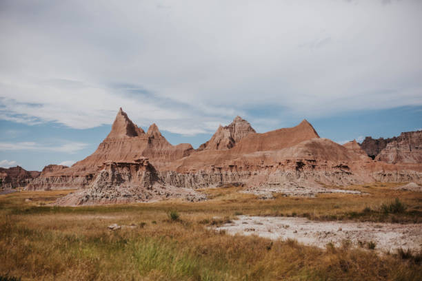 istock Badlands National Park, SD on cloudy summer day in July 1417397384