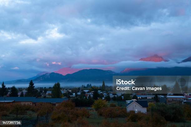 Sunrise In Trevelin Chubut Patagonia Argentina Stock Photo - Download Image Now - Argentina, Autumn, Beauty
